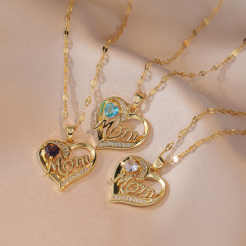 Heart Flower Pendant Stainless Steel - Beauty Accessories