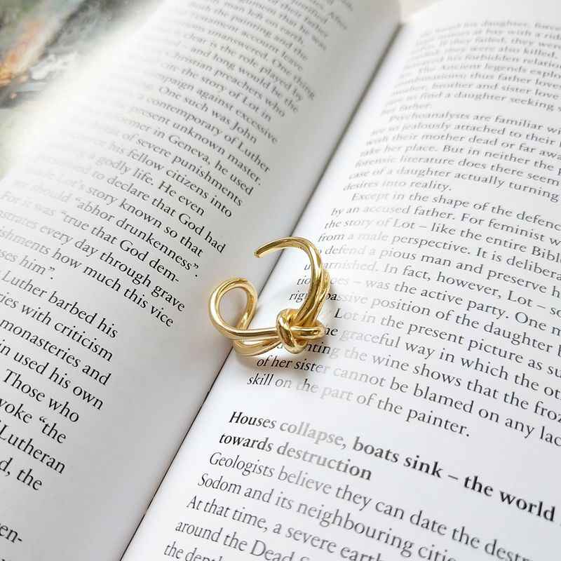 Knotted 925 Sterling Silver Ring