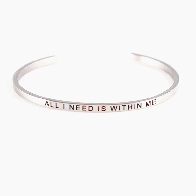 Engraving stainless steel bracelet - Beauty Accessories