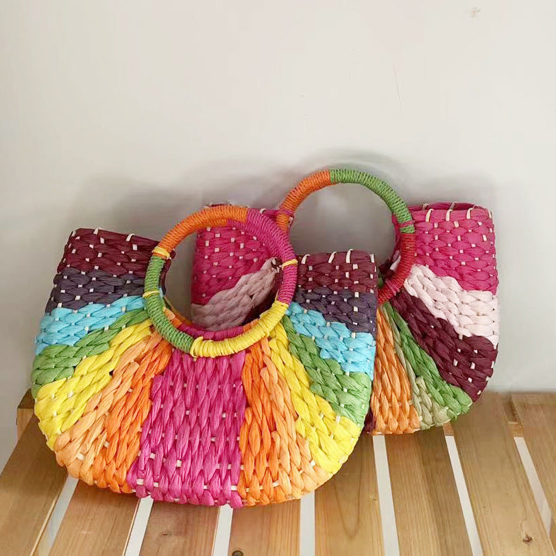 Large Capacity Bohemian Vacation Photo Bag - Beauty Accessories