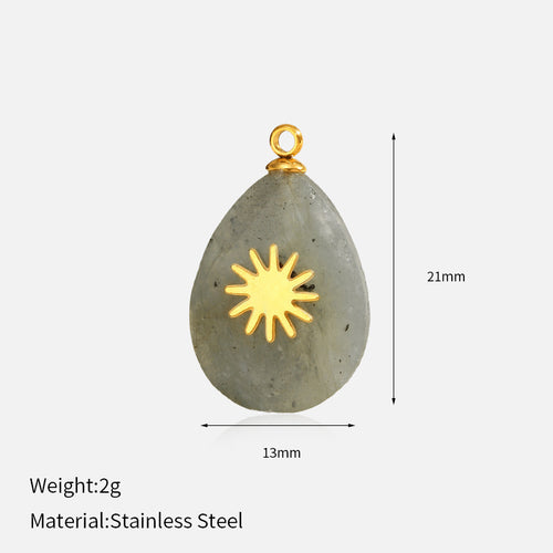 Stainless Steel Coconut Tree Pendant - Beauty Accessories