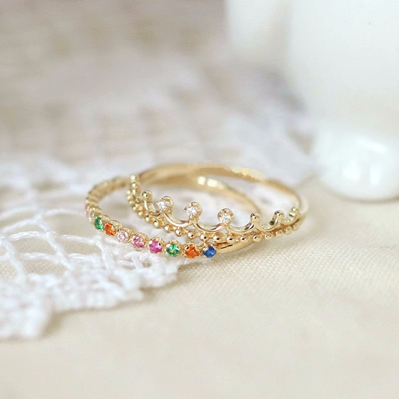 Sterling Silver Crown Ring - Beauty Accessories