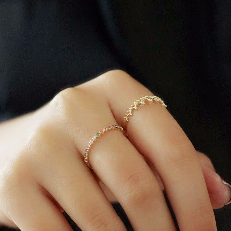 Sterling Silver Crown Ring - Beauty Accessories