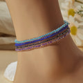 Luminous Bead Colored Beaded Anklet Bracelet - Beauty Accessories