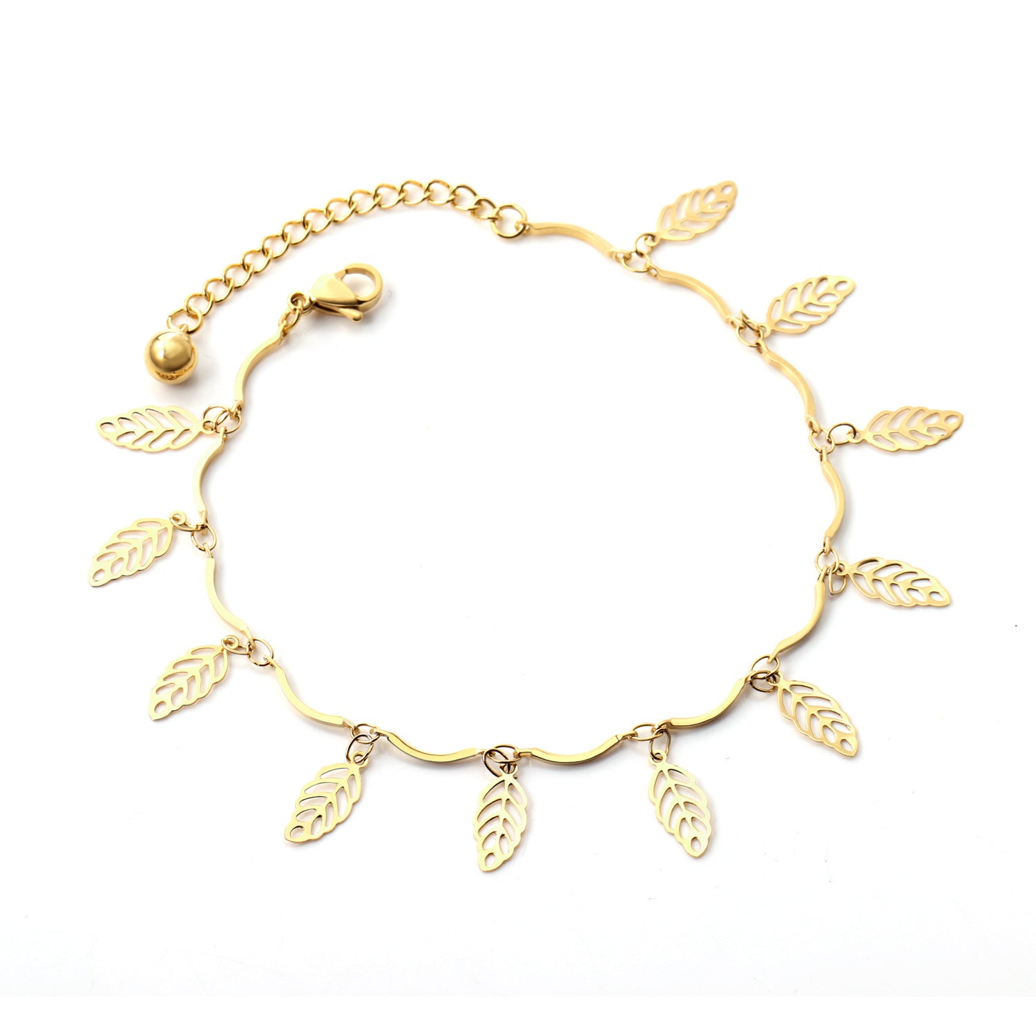 Stainless Steel Anklet Chain Foot Ornaments Female Casual Retro Travel Beach Anklet - Beauty Accessories