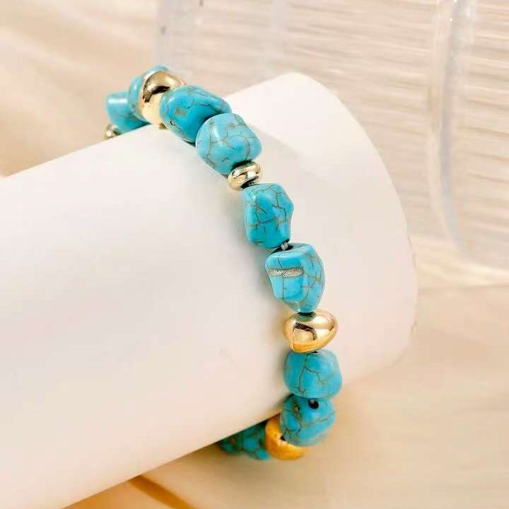 Bohemian-style Turquoise Bracelet - Beauty Accessories