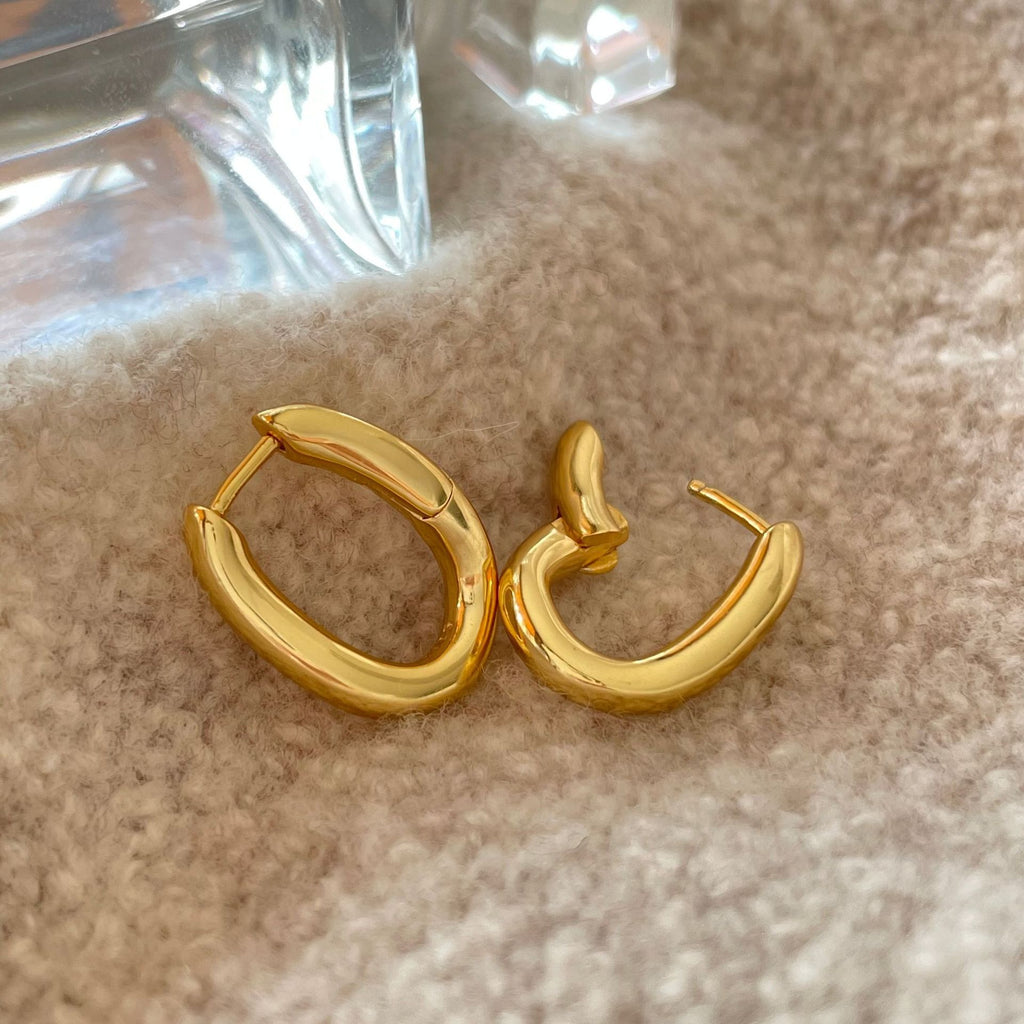 Sterling Silver Earring Jewelry Minimalist Personality - Beauty Accessories