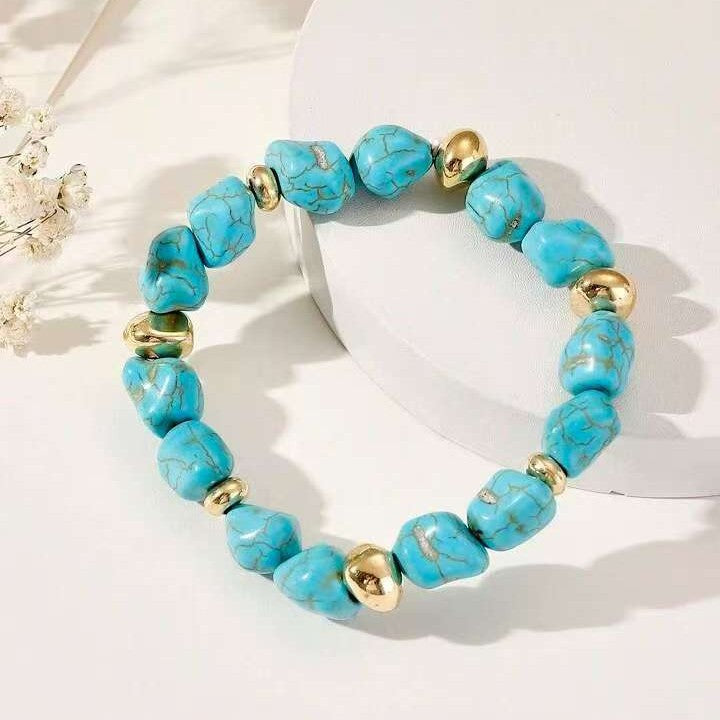Bohemian-style Turquoise Bracelet - Beauty Accessories