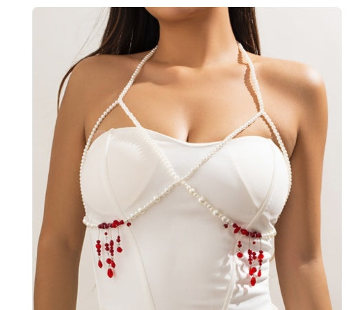 Women's Fashion Gothic Pearl Necklace - Beauty Accessories