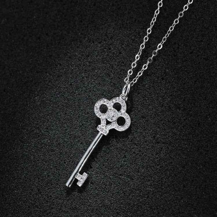 925 Sterling Silver Key Necklace