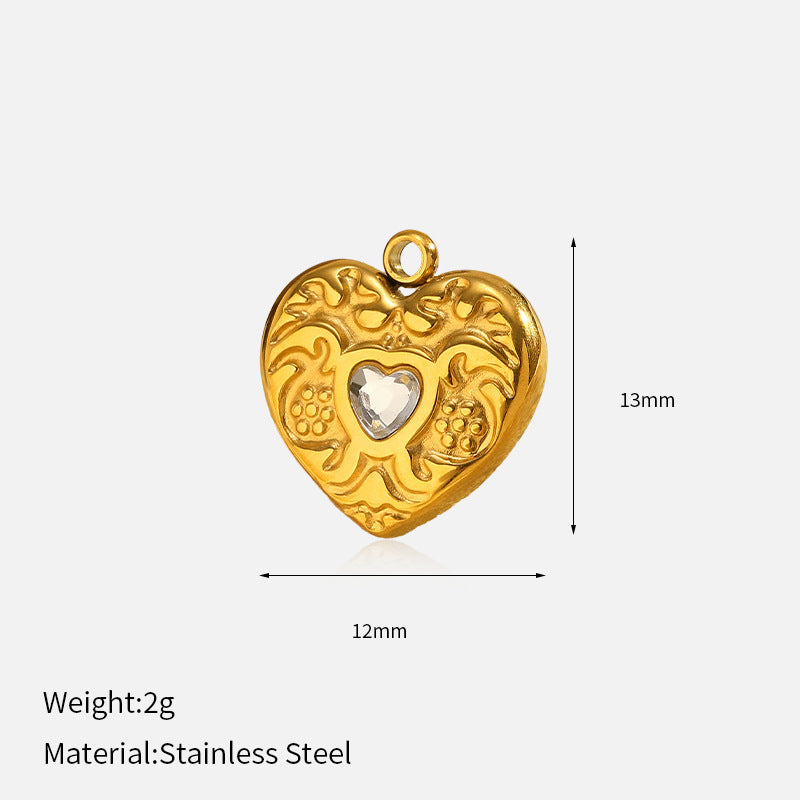 Stainless Steel Coconut Tree Pendant - Beauty Accessories