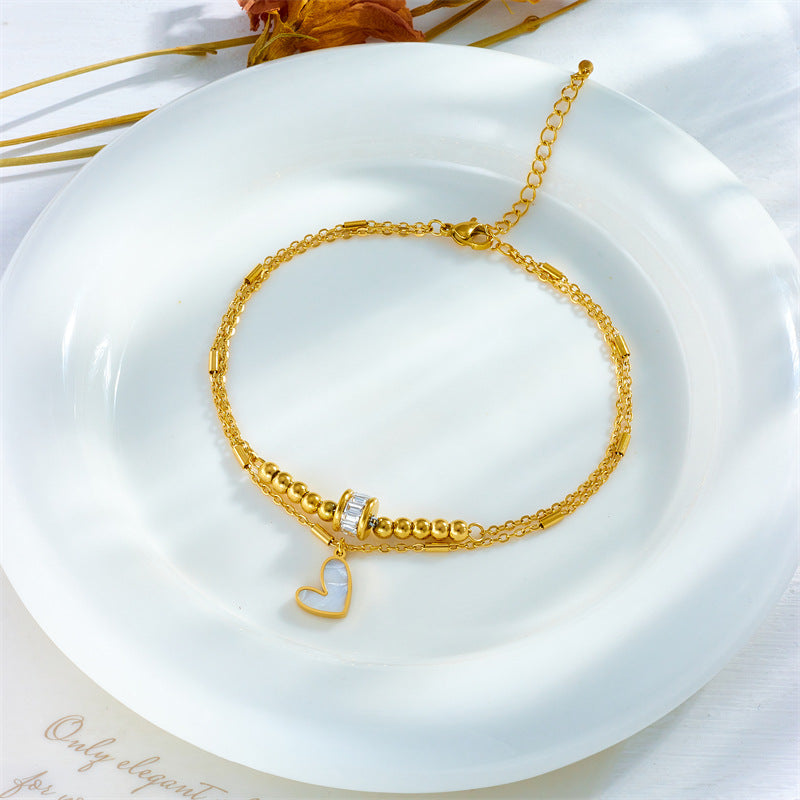 Fashion Jewelry Boho Classic Love Heart Ankle Chain - Beauty Accessories