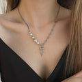 Special-interest Design Bow Pearl Necklace - Beauty Accessories