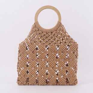 Handwoven Straw Tote Bag