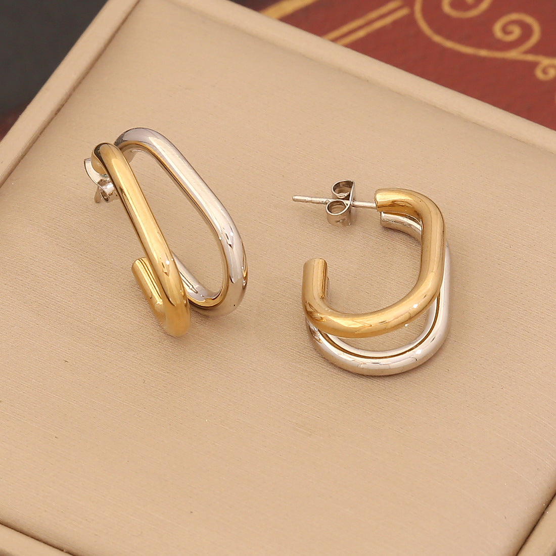 Personalized Linear Stainless Steel Earrings - Beauty Accessories