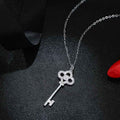 925 Sterling Silver Key Necklace