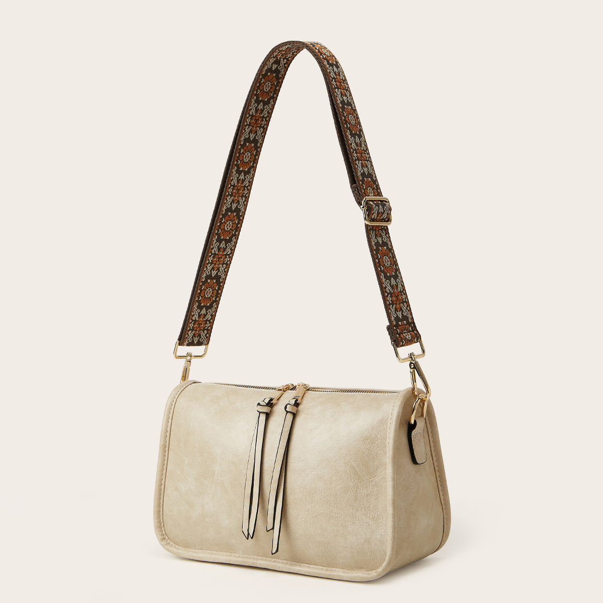 Women's Bohemian Wide Shoulder Strap Crossbody - Beauty Accessories