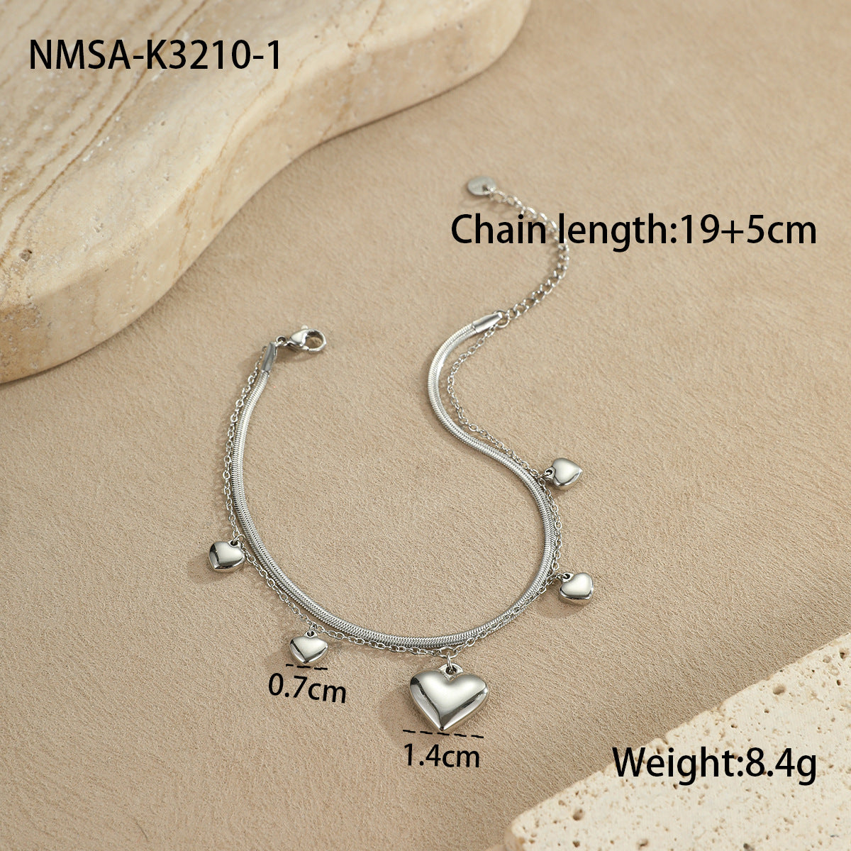 Ocean Style Stainless Steel Women's Anklet - Beauty Accessories