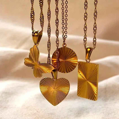 18K Stainless Steel Pendant Necklace - Beauty Accessories