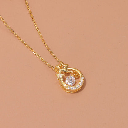 Pulsatile Heart Pendant S925 Silver Necklace Female Clavicle Chain - Beauty Accessories