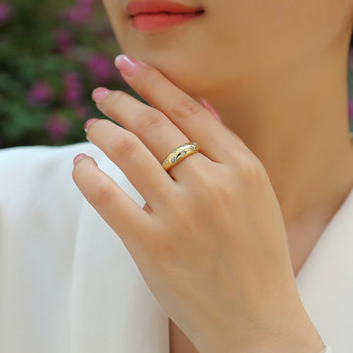 925 Silver Minimalist Moissanite Ring