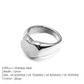 European And American Fashion Stainless Steel Ring For Women - Beauty Accessories