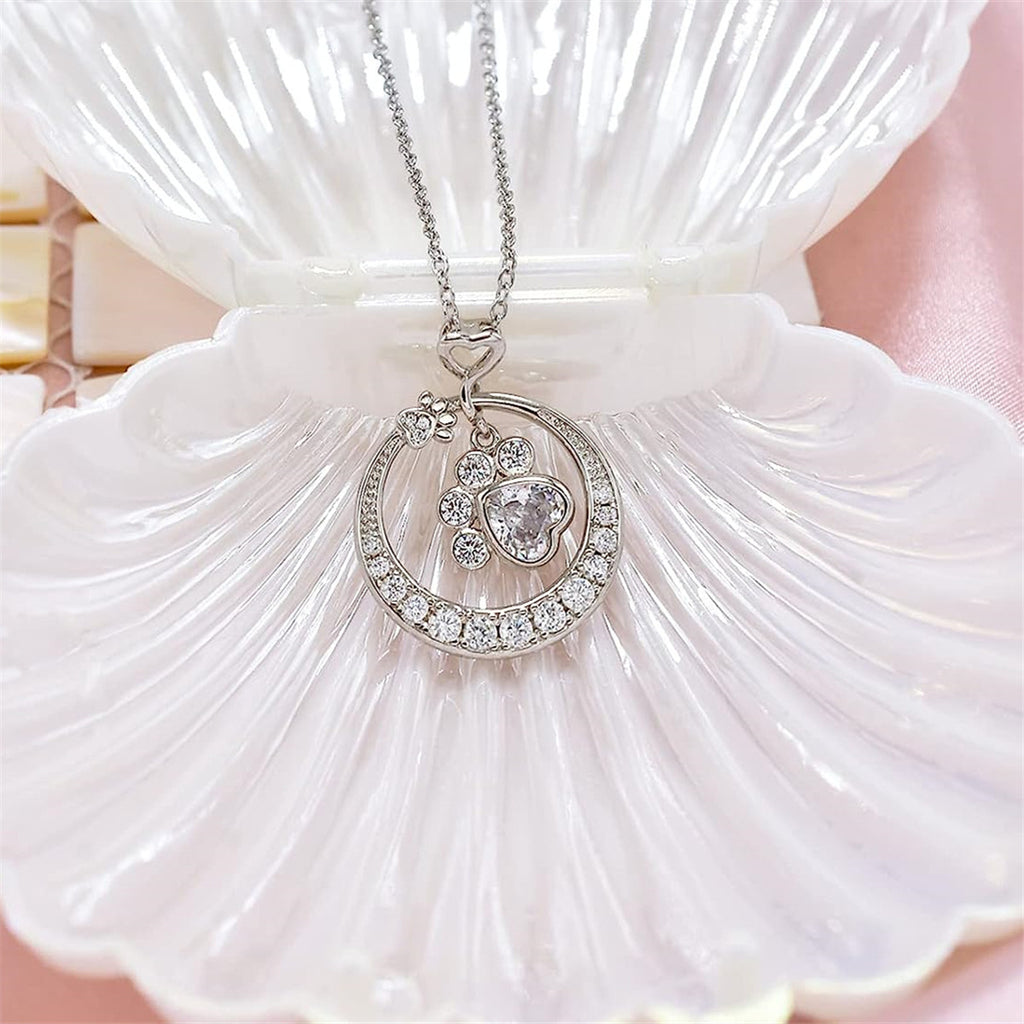 Disc Diamond Star Moon Smart Necklace - Beauty Accessories