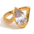 Fashion Temperament Personalized Minority Stainless Steel Ring