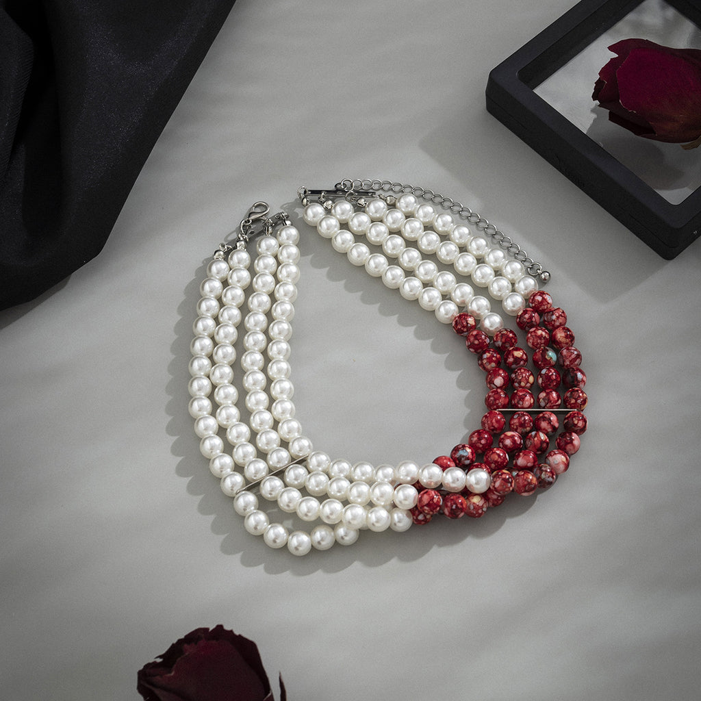 Women's Fashion Gothic Pearl Necklace - Beauty Accessories