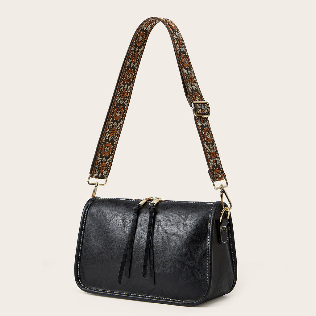 Women's Bohemian Wide Shoulder Strap Crossbody - Beauty Accessories
