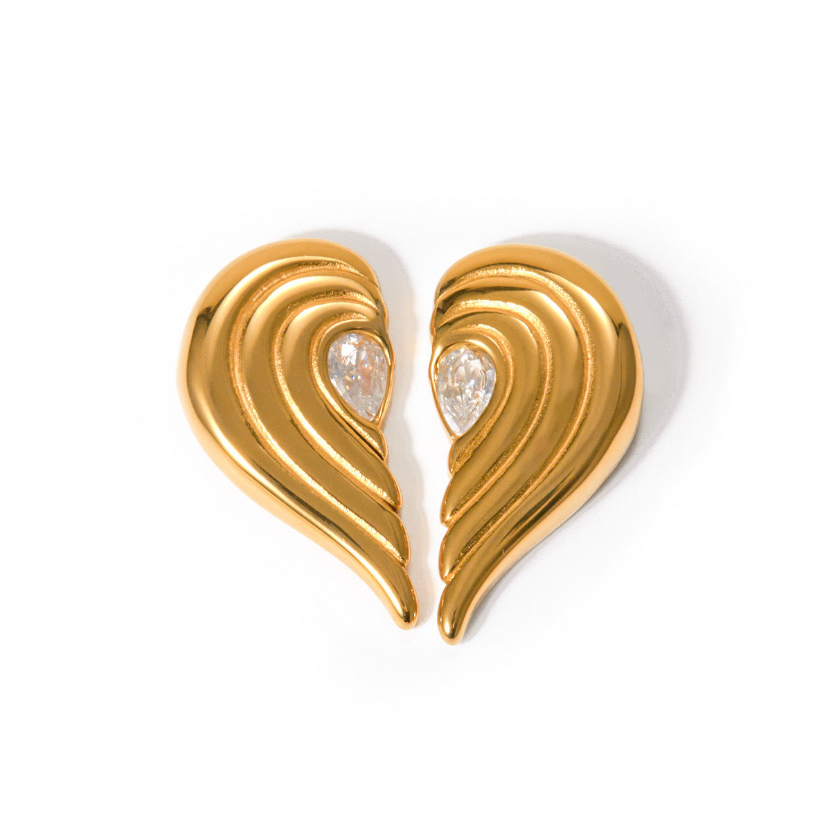Summer New Electroplating Stainless Steel Studs Women - Beauty Accessories