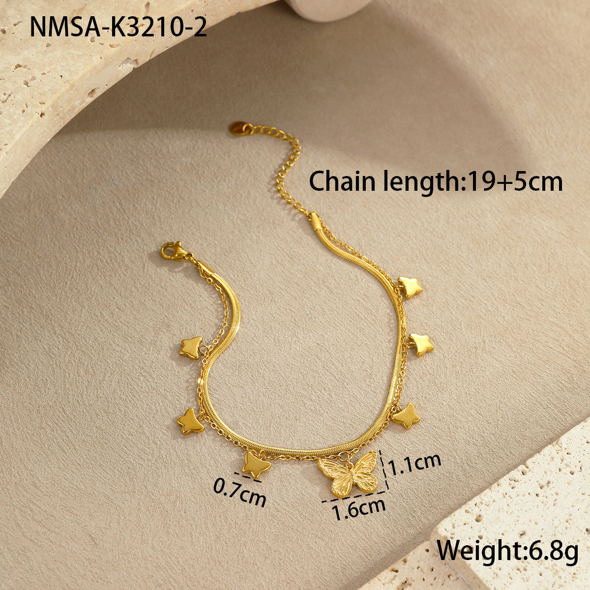 Ocean Style Stainless Steel Women's Anklet - Beauty Accessories