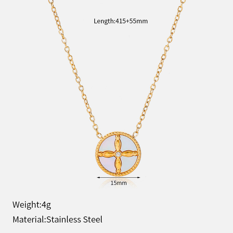 European And American style Stainless Steel Necklace - Beauty Accessories