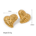 Summer New Electroplating Stainless Steel Studs Women - Beauty Accessories