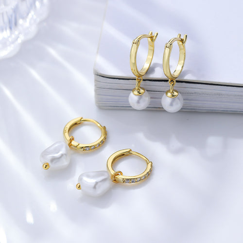 S925 Sterling Silver earrings Light Luxury Ball Bead - Beauty Accessories