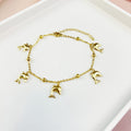 Ocean Series Stainless Steel Women's Anklet - Beauty Accessories