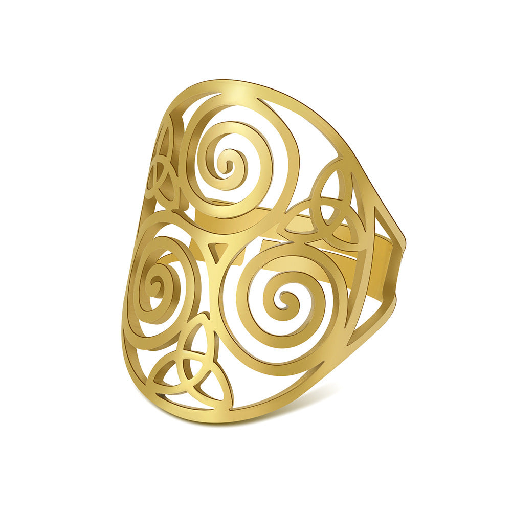 Stainless Steel Universal Ring For Men And Women - Beauty Accessories