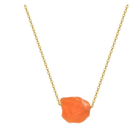 Stone Crystal Pillar Tree Of Life Pendant Ins Fashion Necklace - Beauty Accessories