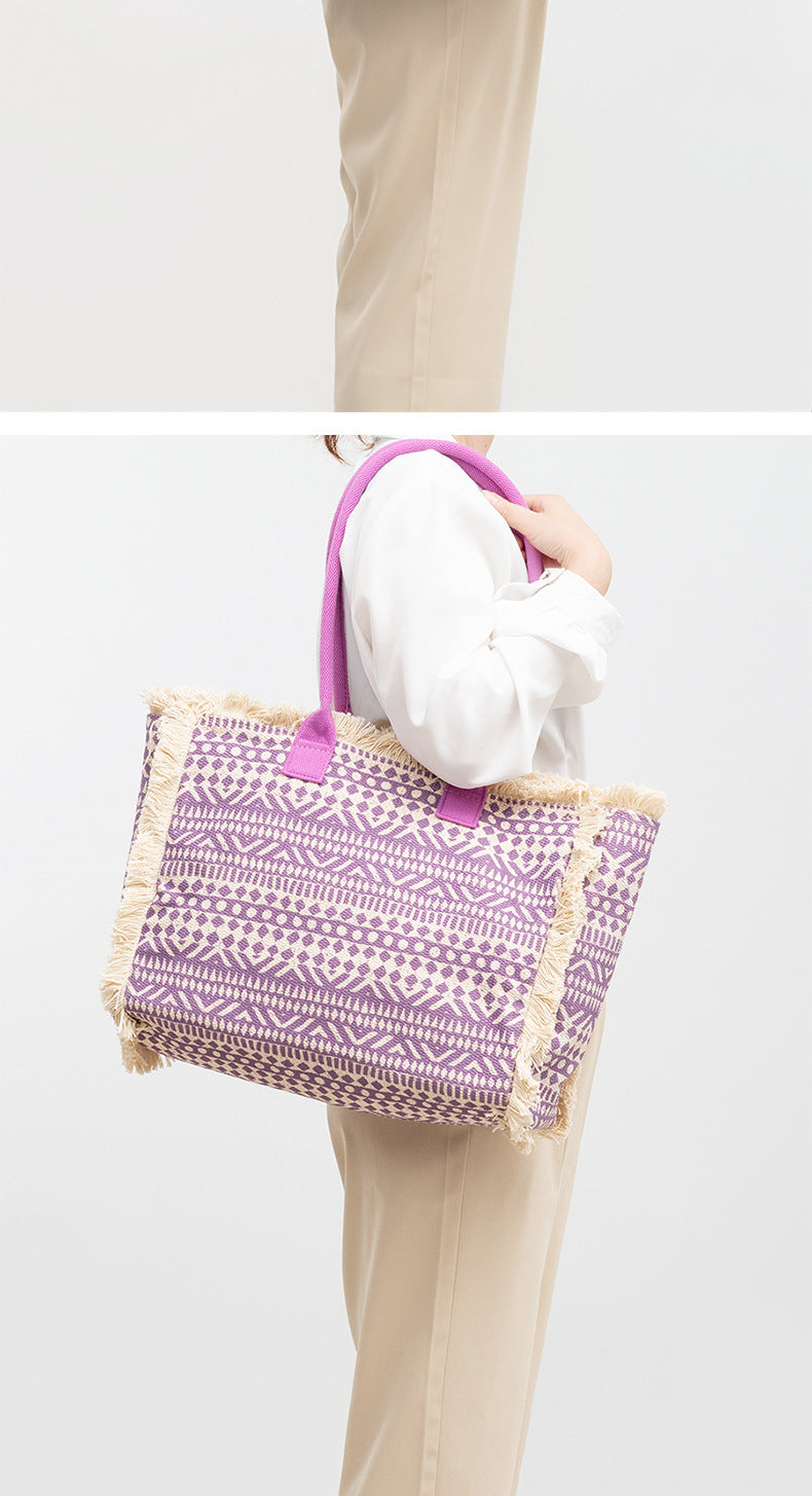 Women's Summer Bohemian Retro Shoulder Bag - Beauty Accessories