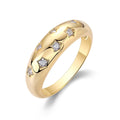 925 Silver Minimalist Moissanite Ring