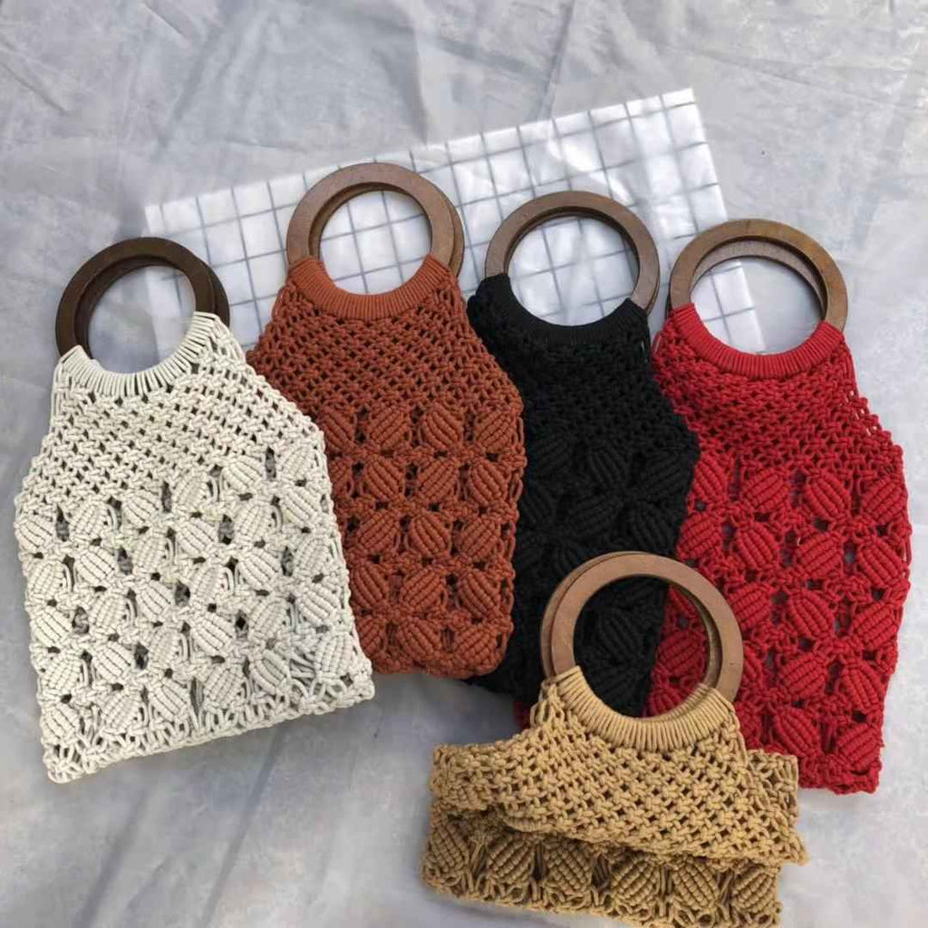Handwoven Straw Tote Bag