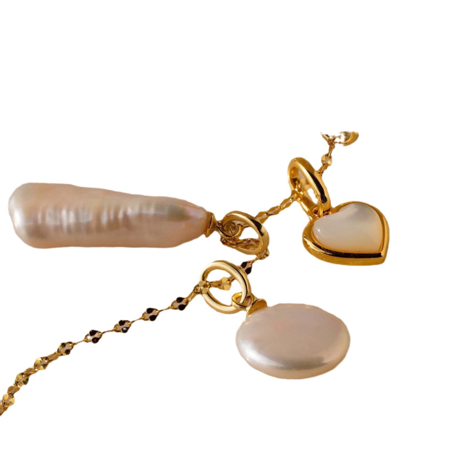 Stainless Steel Diy Accessories Electroplating 18K Gold Necklace - Beauty Accessories