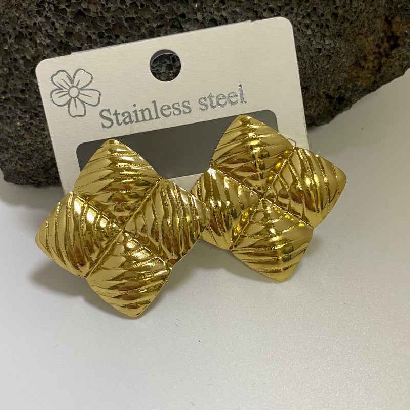 Minimalist Stainless Steel Jewelry Earrings - Beauty Accessories