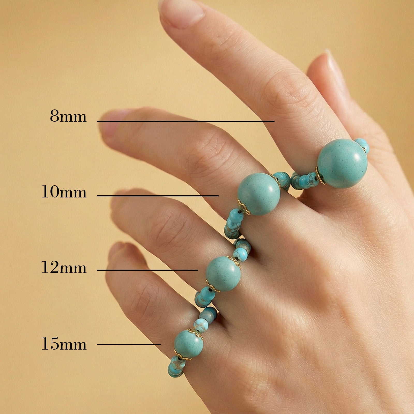 Stainless Steel Band Ring, Adjustable Width