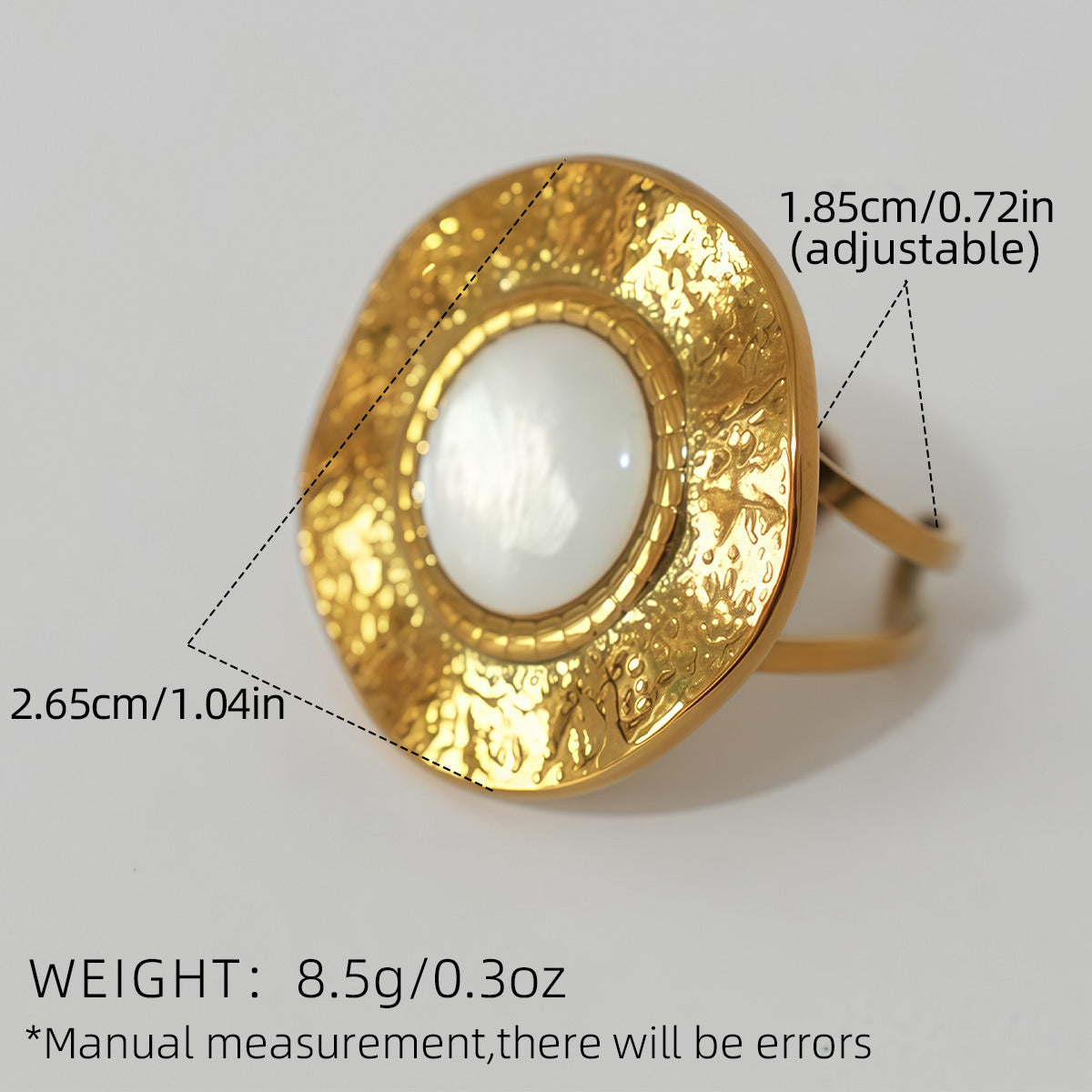 Summer Minimalist Stylish Stainless Steel Shell Ring - Beauty Accessories