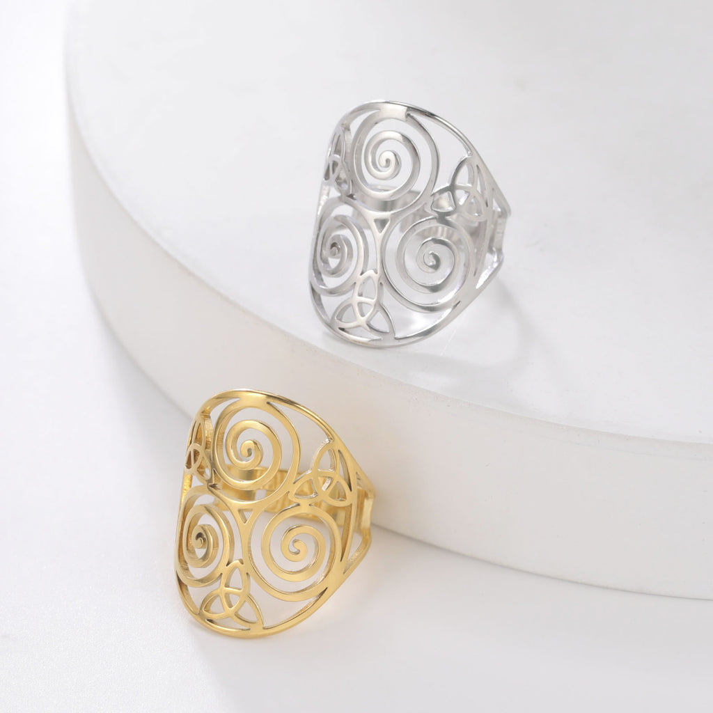 Stainless Steel Universal Ring For Men And Women - Beauty Accessories