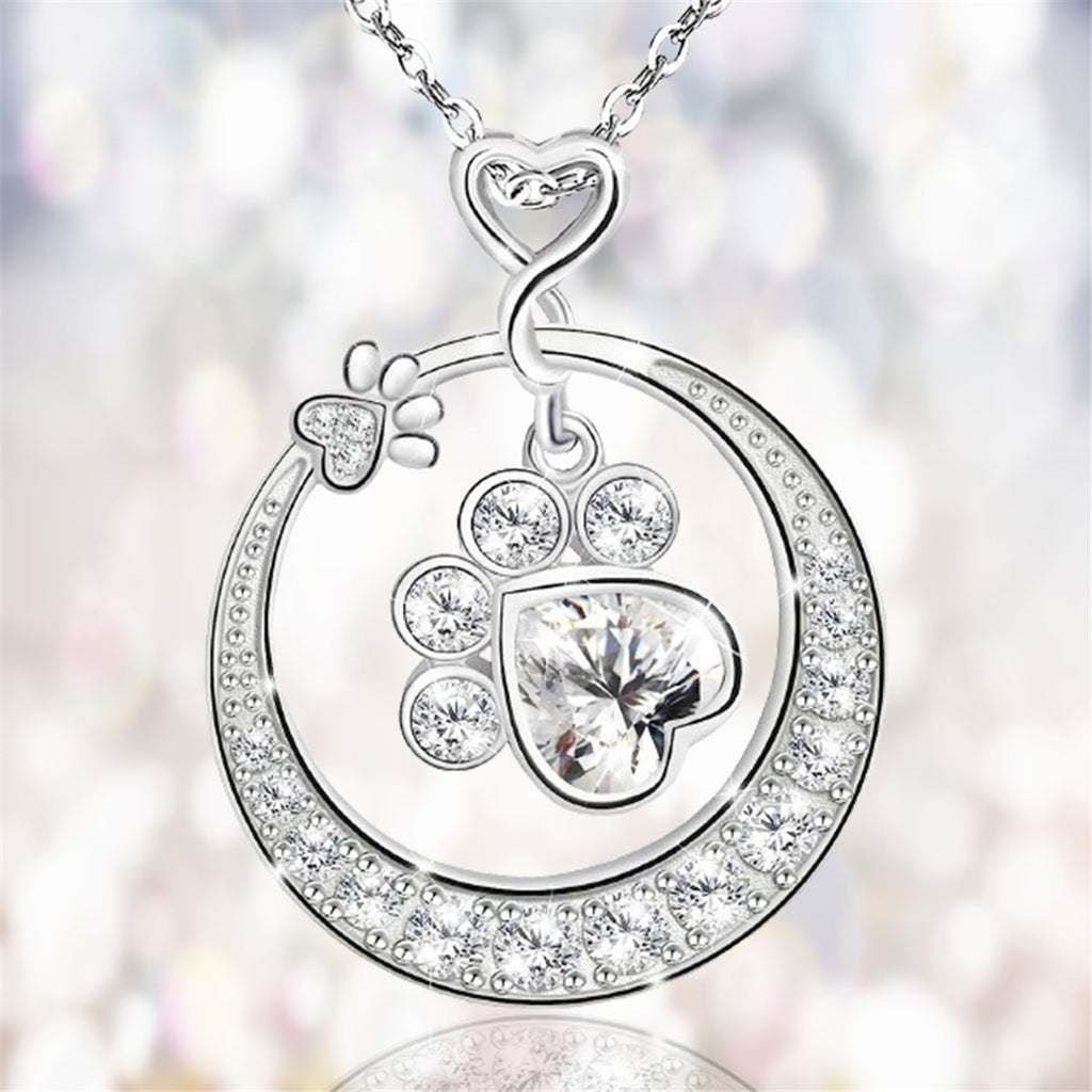 Disc Diamond Star Moon Smart Necklace - Beauty Accessories