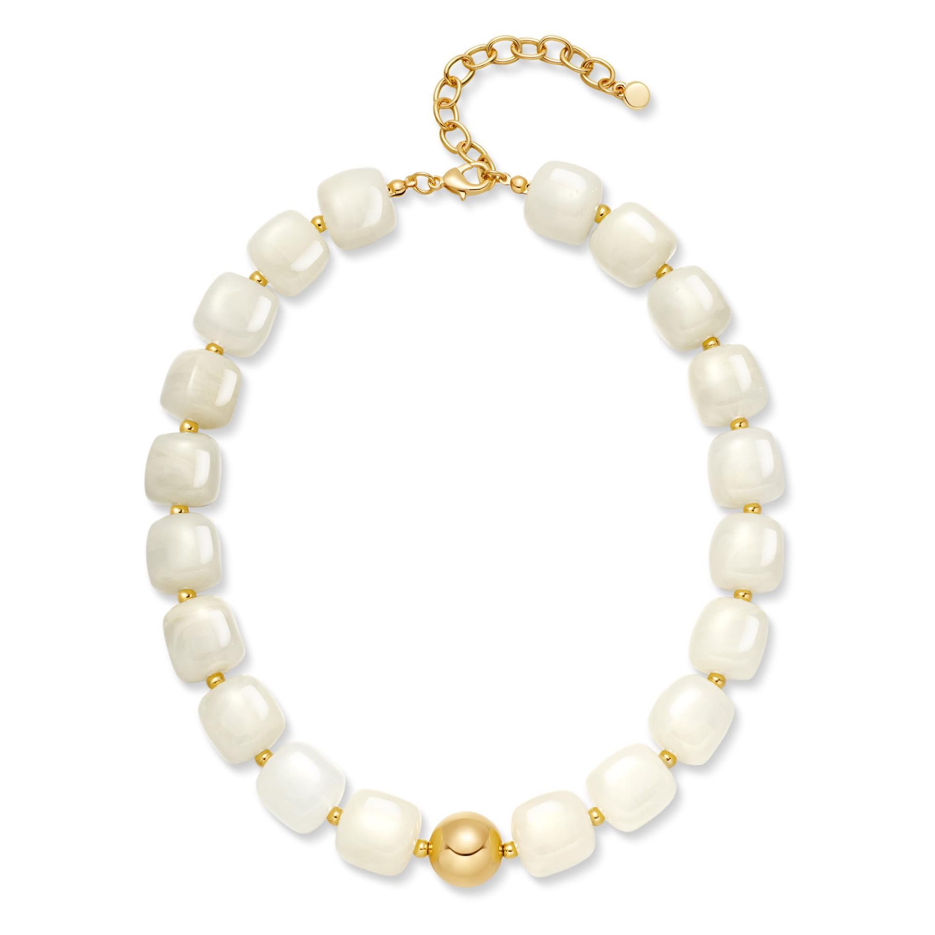Bohemian Resin Bead Necklace - Beauty Accessories