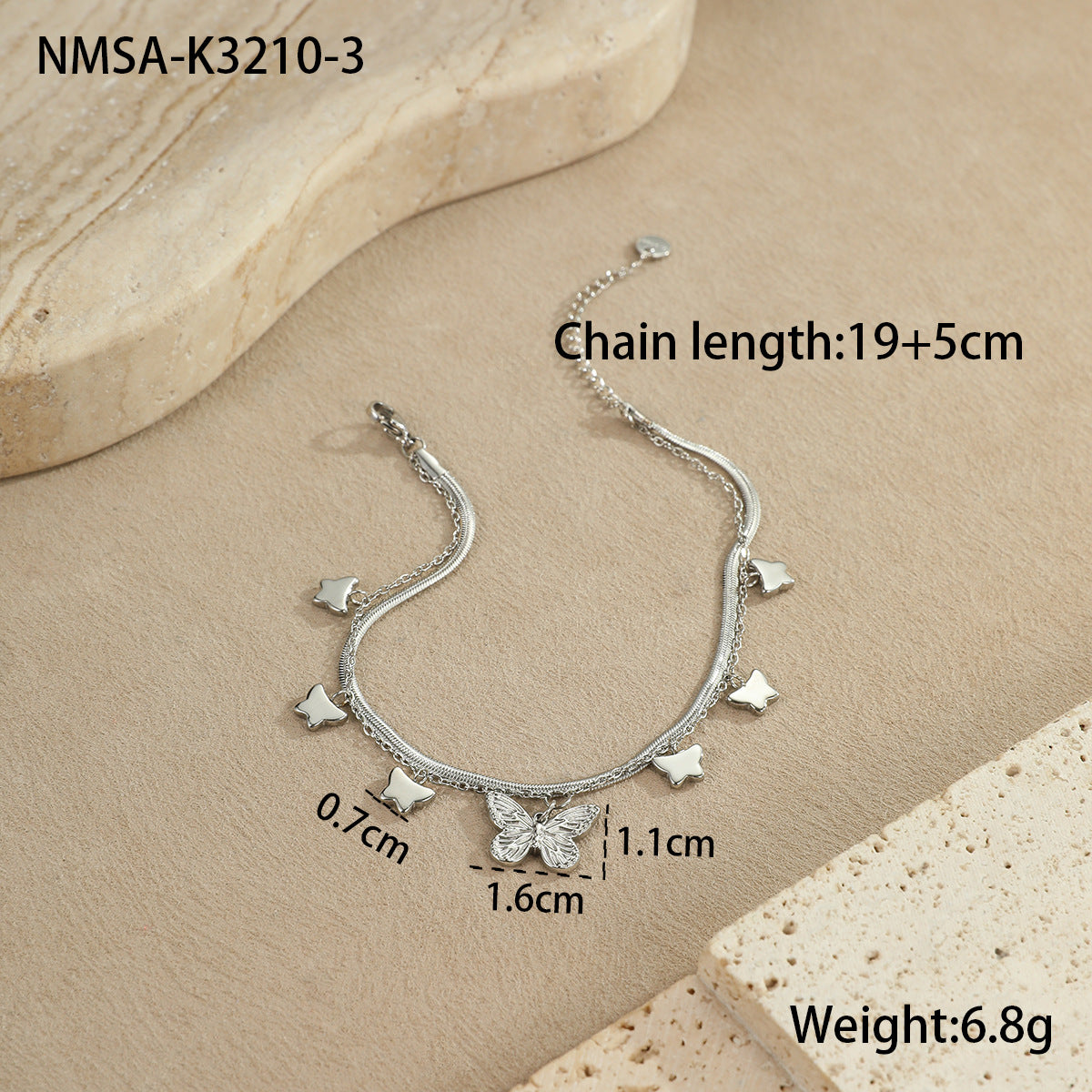 Ocean Style Stainless Steel Women's Anklet - Beauty Accessories