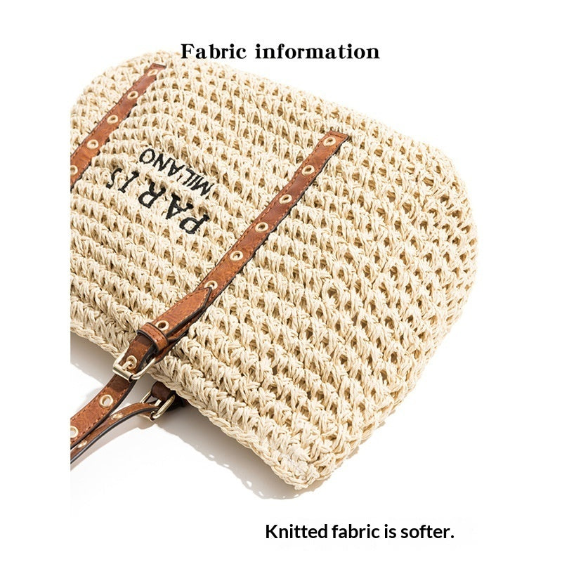 New Bohemian Style Minimalist Straw Bag For Beach - Beauty Accessories